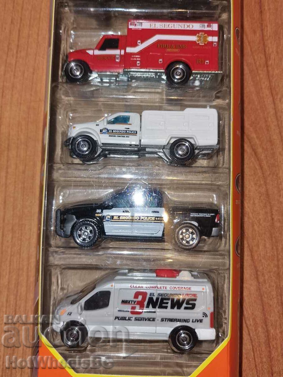 Delivery of Matchbox - Set of brand new metal trolleys 5 pcs. Delivery of Matchbox - Set of brand new metal trolleys 5 pcs.