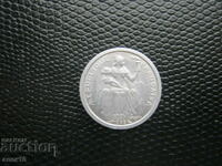 Fr. Polynesia 1 franc 1965