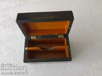 Old wooden card box 1937