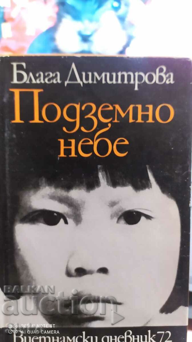 Underground Sky, Blaga Dimitrova, first edition