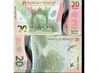 MEXICO MEXICO 20 Peso - έκδοση 2021 NEW UNC POLYMER κάτω από 1