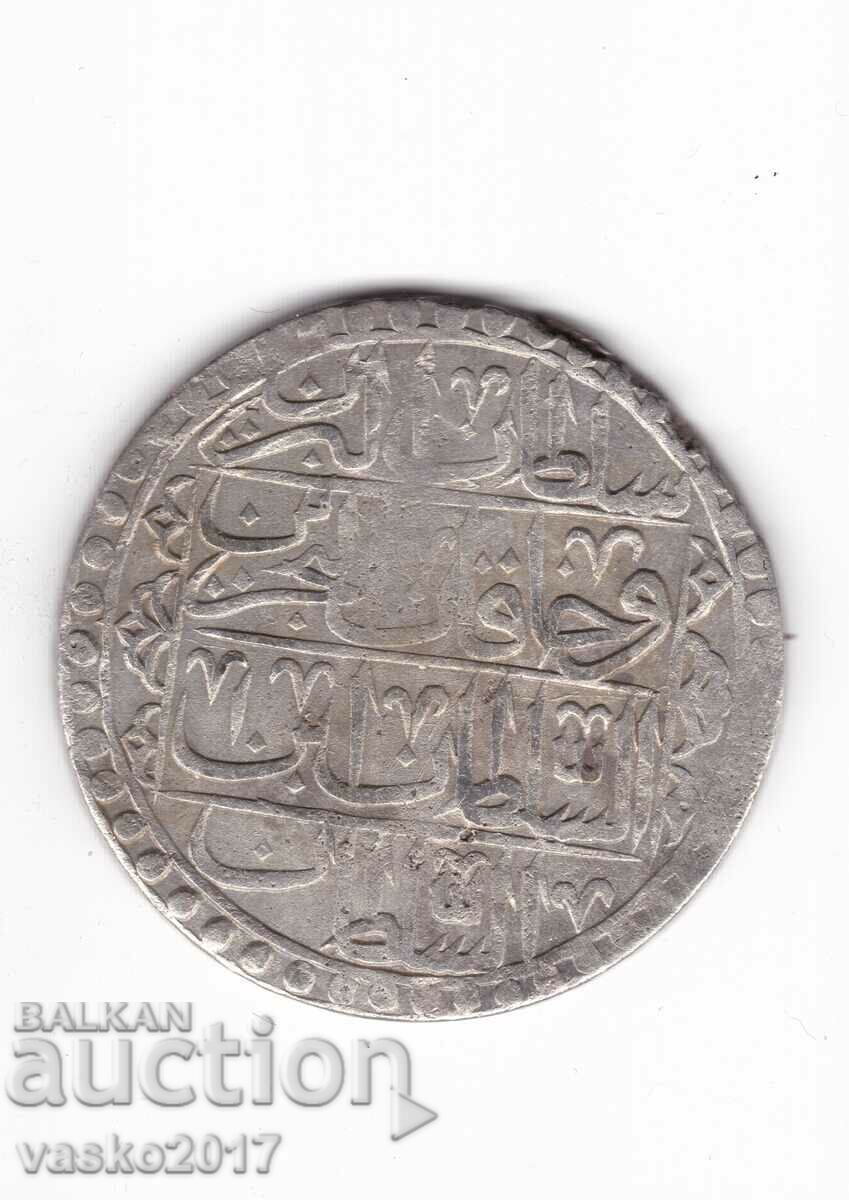100 Παρά - Οθωμανική Αυτοκρατορία 1203 έτος 1 30,86g.