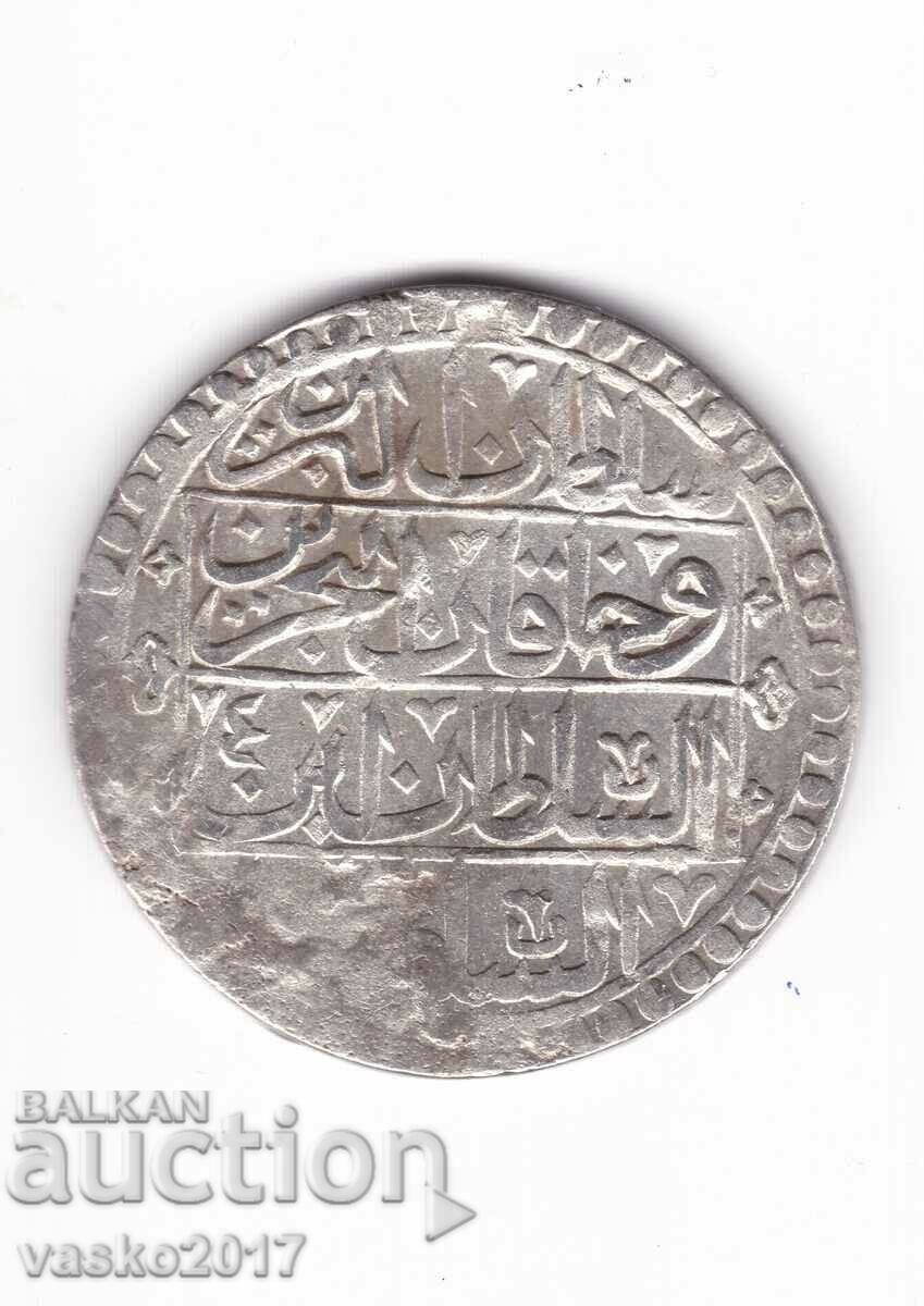 100 Para - Imperiul Otoman 1203 an 4 30,72g.