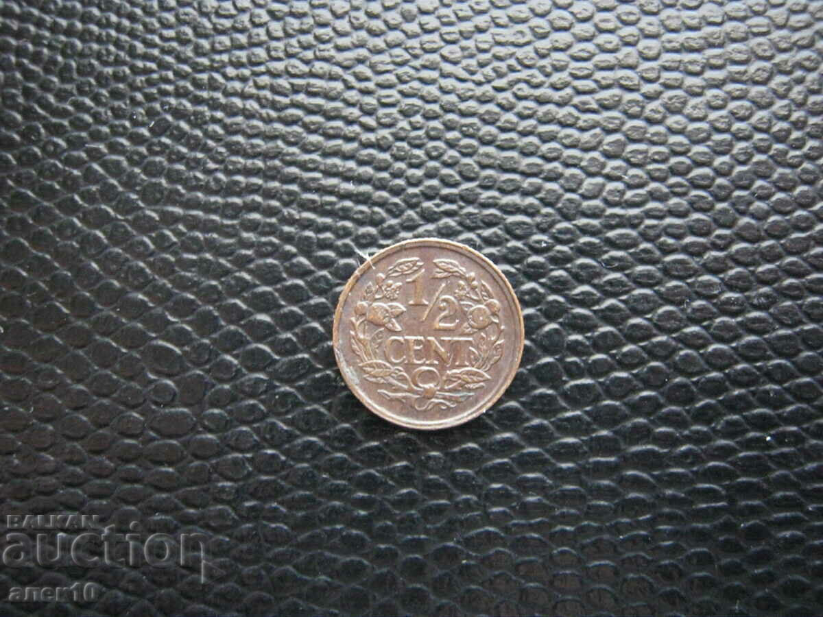 Нидерландия  1/2    цент 1922