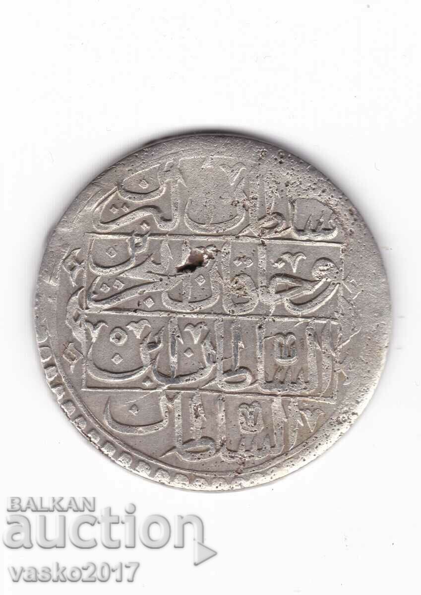 100 Παρά - Οθωμανική Αυτοκρατορία 1203 έτος 5 30,3g.