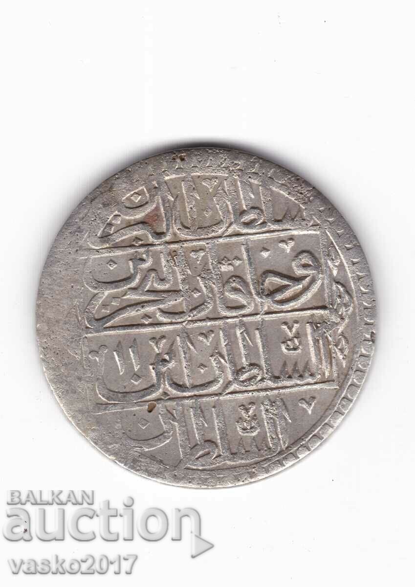 100 Para - Imperiul Otoman 1203 anul 11 31,56g.