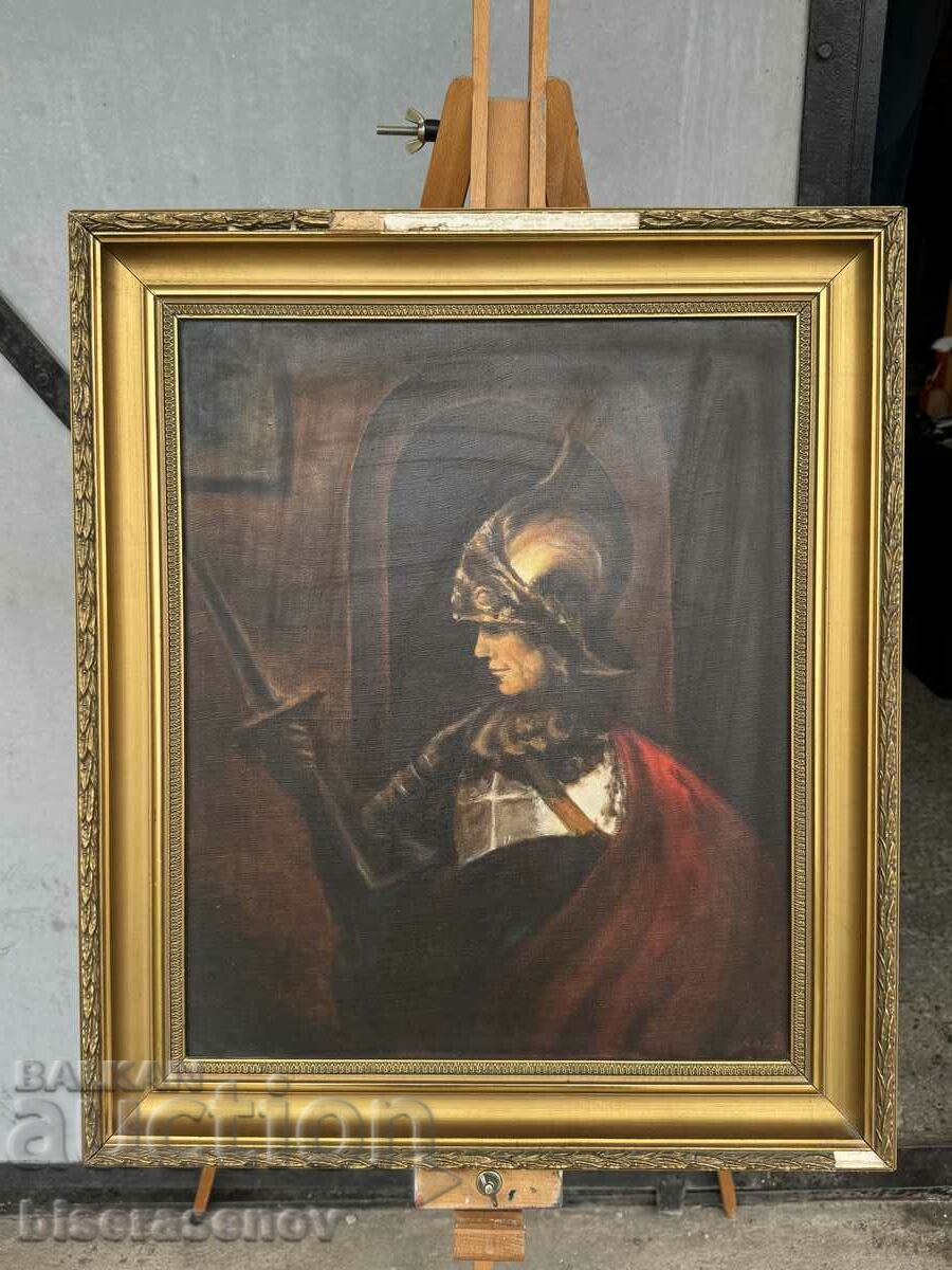 Μοναδικός πίνακας ζωγραφικής του συγγραφέα με λάδι σε καμβά