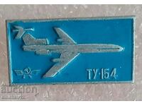 Insigna Avion de aviație TU-154