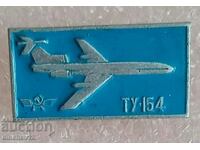 Insigna Avion de aviație TU-154