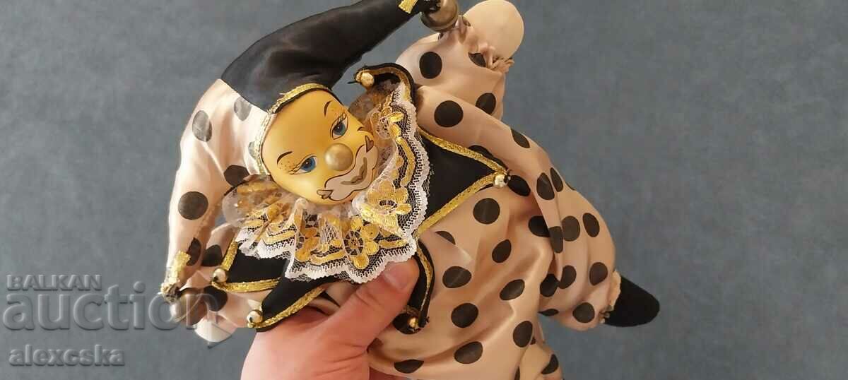 Old doll - Clown with price 20.00 BGN | € 10.23 Old doll - Clown with price 20.00 BGN | € 10.23