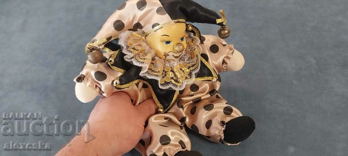 Auction Old doll - Clown Auction Old doll - Clown