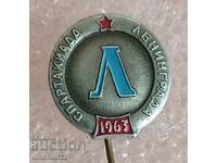 Σήμα Spartakiad Leningrad 1963. Λένινγκραντ