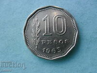 10 песос 1963 г. Аржентина