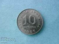 10 сентавос 1956 г. Аржентина