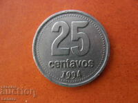 25 centavos 1994 Argentina