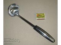 Ladle 32 cm stainless, with plastic handle, preserved