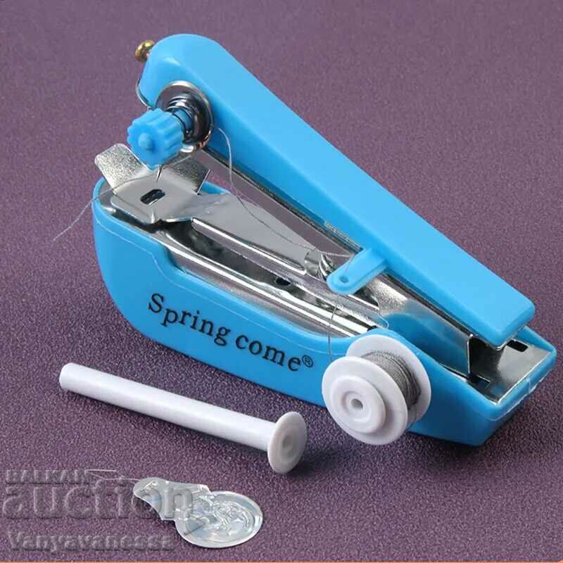 Portable hand sewing machine