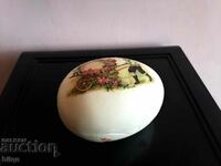 Great Porcelain Egg Jewelry Box