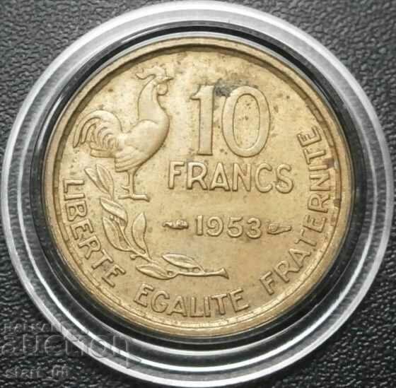 10 franci 1953