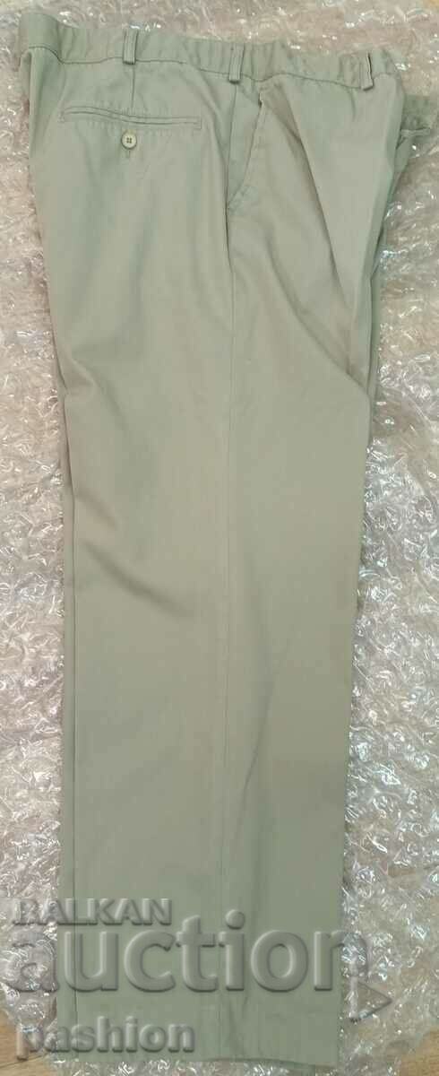 beige (khaki) navy trousers