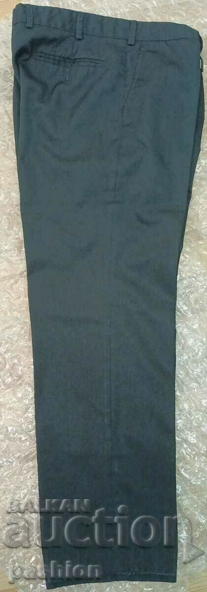 black pants navy slim