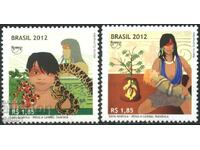 Upaep 2012 pure stamps from Brazil