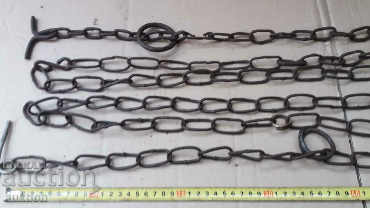 old long chain shackles - 5 old long chain shackles - 5