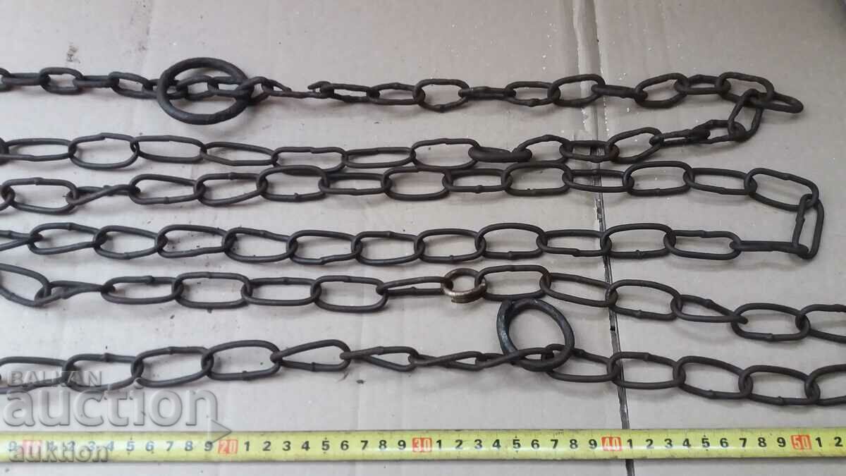 old long chain shackles - 6 old long chain shackles - 6