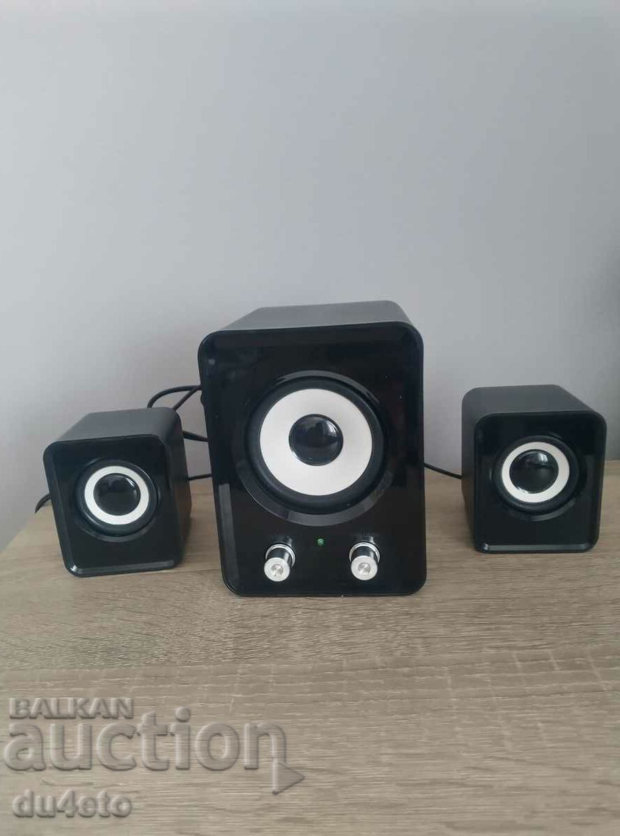 Speaker buffer 2.1 active music sound audio system 5