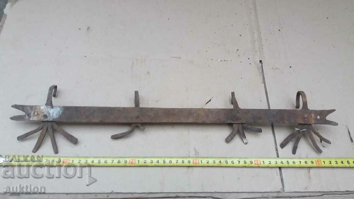 old wrought iron hanger - 7 old wrought iron hanger - 7