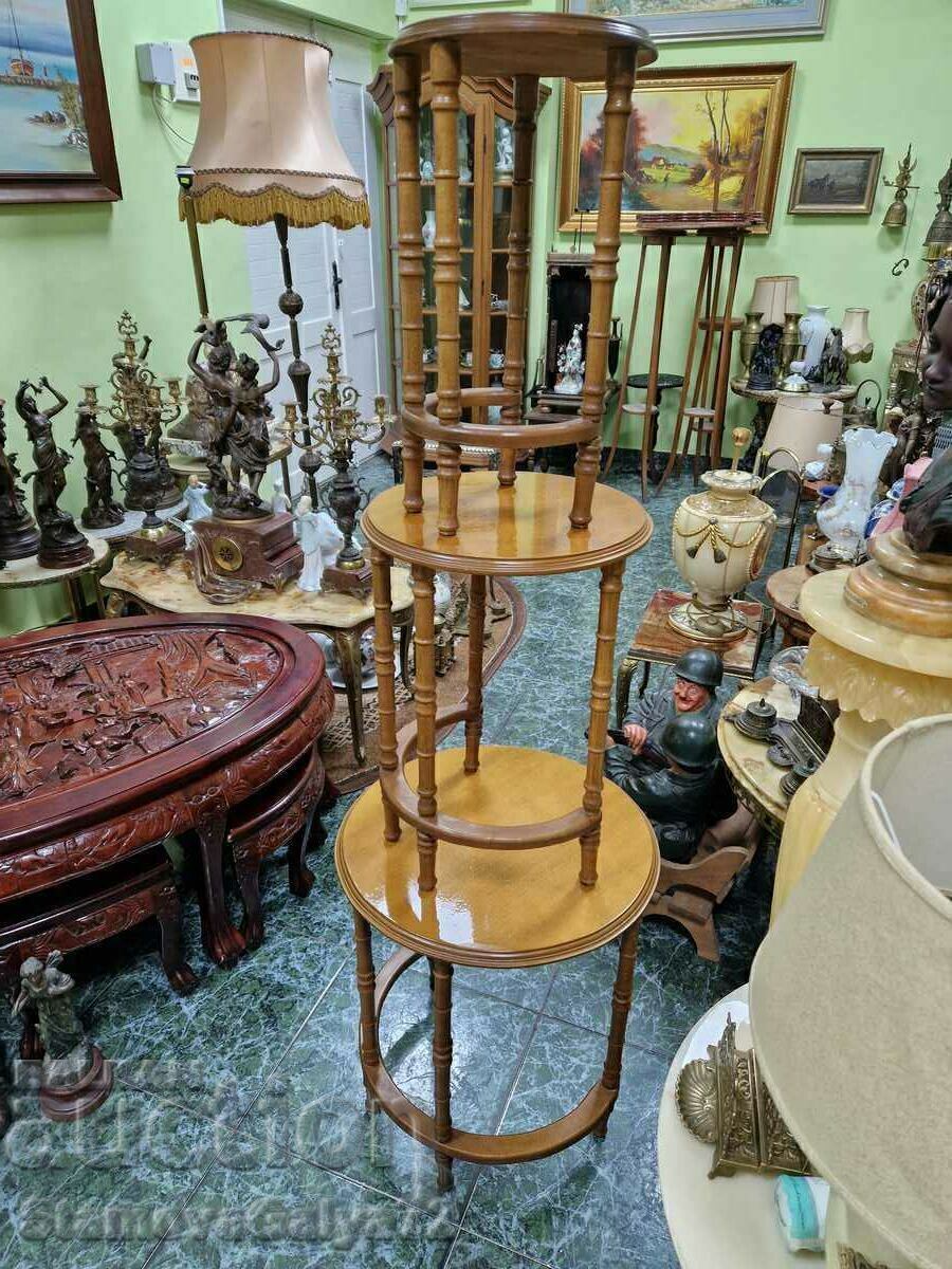 Great antique set of 3 French side tables - 7