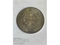 сребърна монета 50 франка Франция 1977 сребро