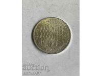сребърна монета 100 франка Франция 1983 сребро