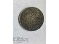 сребърна монета 5 франка Франция 1851 сребро