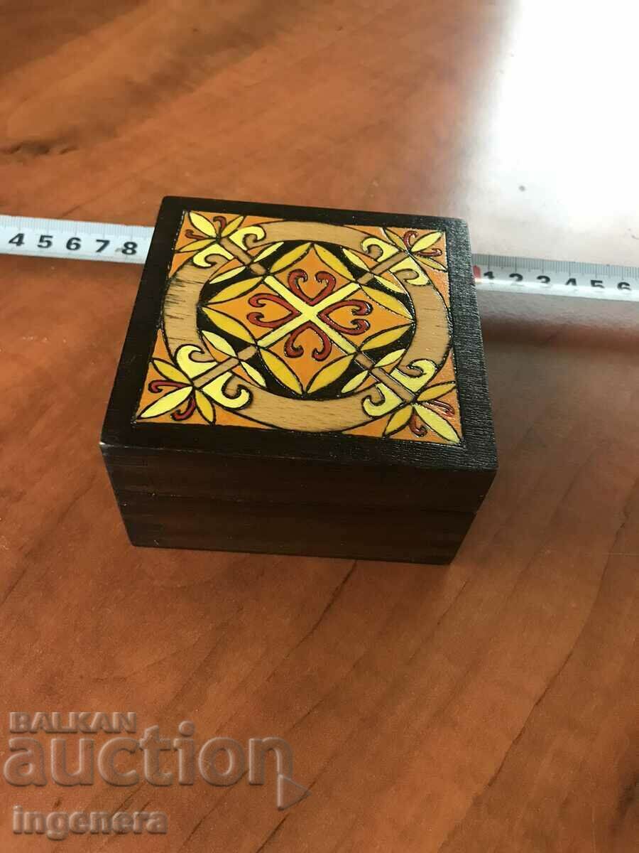 JEWELERY BOX WOOD DRAWING PYROGRAPH FROM SOCA NOVO MOSTRA with price 38.00 BGN | € 19.43 JEWELERY BOX WOOD DRAWING PYROGRAPH FROM SOCA NOVO MOSTRA with price 38.00 BGN | € 19.43