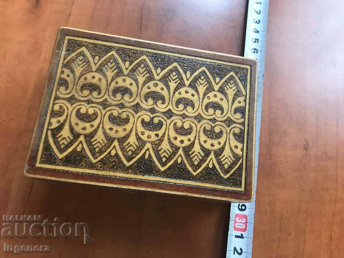JEWELERY BOX WOOD DRAWING PYROGRAPH PLUSH BY SOCA MOSTRA with price 47.00 BGN | € 24.03 JEWELERY BOX WOOD DRAWING PYROGRAPH PLUSH BY SOCA MOSTRA with price 47.00 BGN | € 24.03