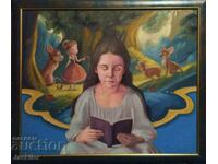„Povestea”, Plamen Ovcharov, tablou, 66x81cm