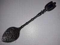 OLD SPOON. SOUVENIR. ZINC