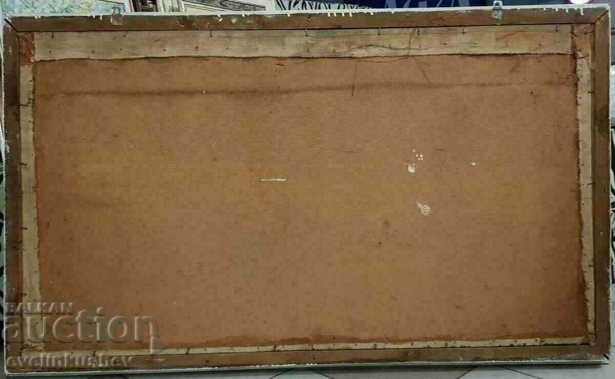 Large still life oil painting 135/80 cm. Bulgarian author - 7 Large still life oil painting 135/80 cm. Bulgarian author - 7