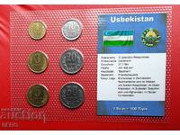 Uzbekistan-SET of 6 coins 1994-ext. preserved