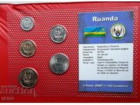 Rwanda-SET de 5 monede 2003-ext.conservat