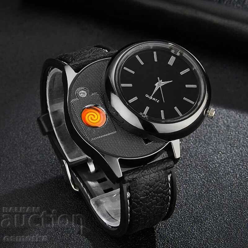 New watches with lighter windproof USB charging