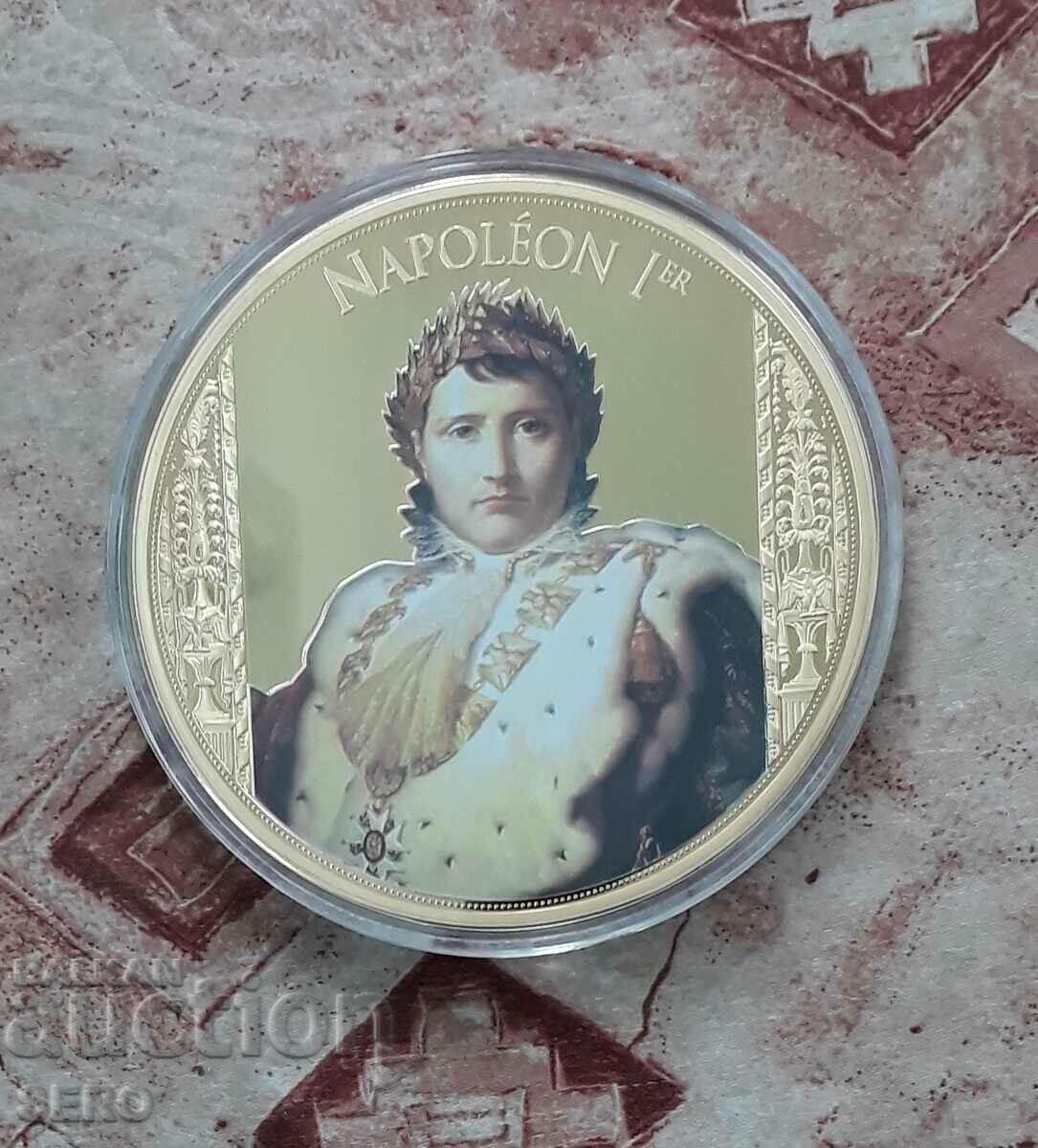 Franța - o medalie uriașă și foarte frumoasă a lui Napoleon I 2016