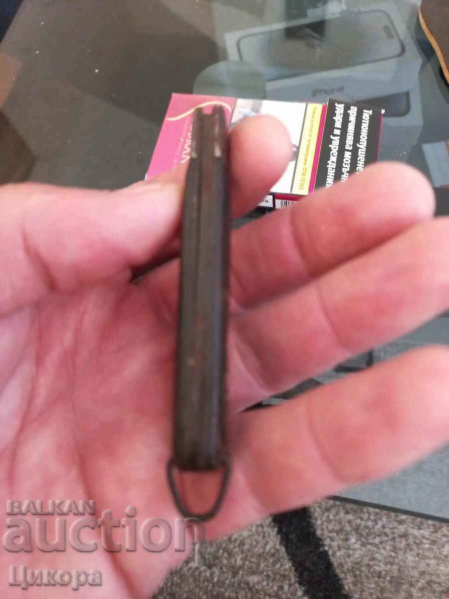 OLD BULGARIAN KNIFE FOLDING LEG - 5