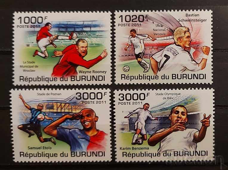 Burundi 2011 Sport/Fotbal 8 EUR MNH