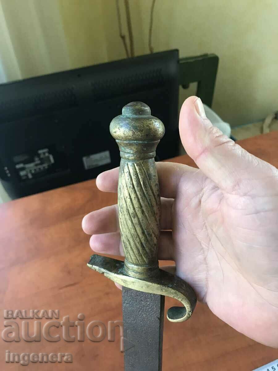 KNIFE BLADE STEEL BRONZE - 6 KNIFE BLADE STEEL BRONZE - 6