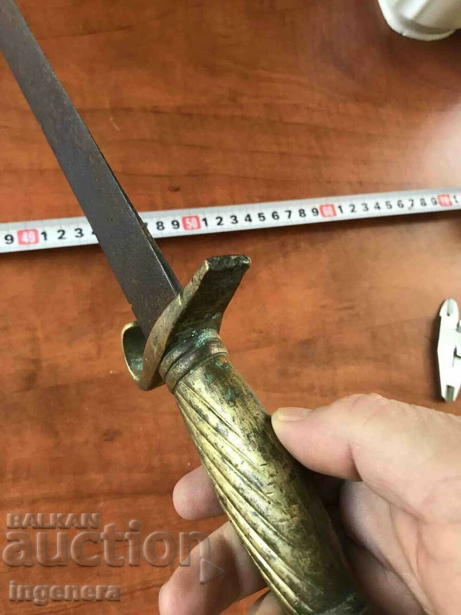 KNIFE BLADE STEEL BRONZE - 7 KNIFE BLADE STEEL BRONZE - 7