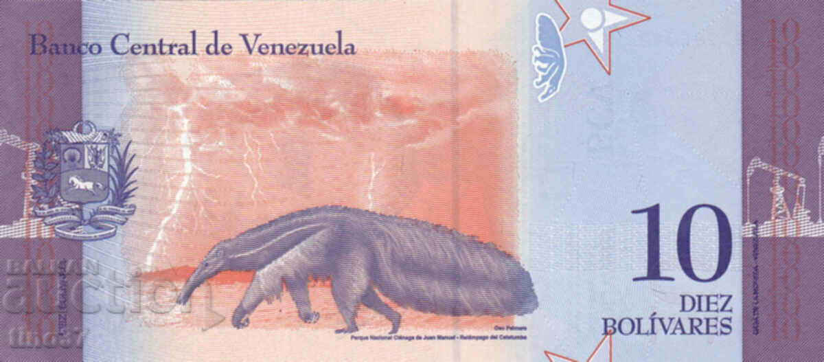 Auction tino37- VENEZUELA - 10 BOLIVARA - 2018 - UNC Auction tino37- VENEZUELA - 10 BOLIVARA - 2018 - UNC