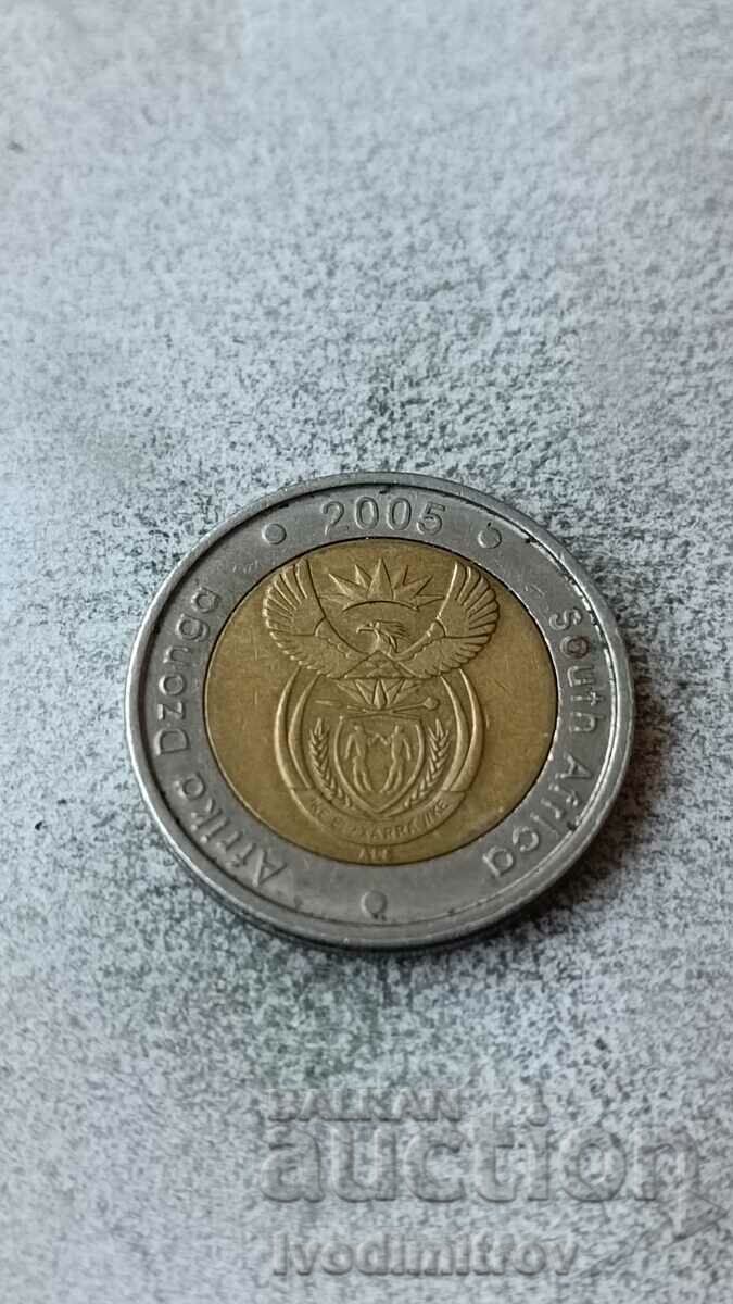 South Africa 5 Rand 2005 with price 2.85 BGN | € 1.46 South Africa 5 Rand 2005 with price 2.85 BGN | € 1.46