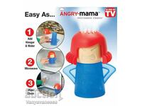 Angry mama microwave oven cleaner